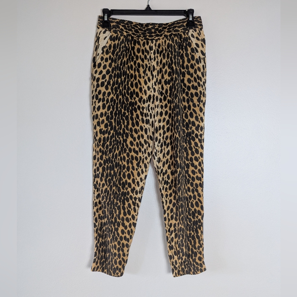 XS R13 Harem Jogger Pants in Cheetah Print